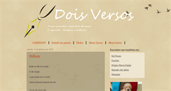 Desktop Screenshot of doisversos.com